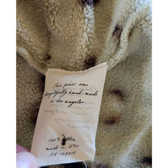 Raquel Allegra Button Front Belted Cardigan Jacket Size 1/Medium - Picture 6 of 6